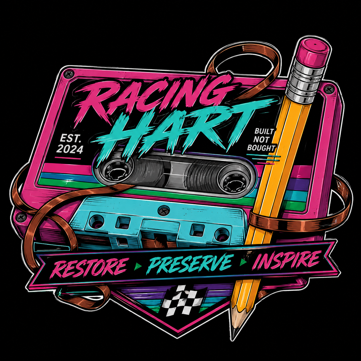 Racing Hart program artwork
