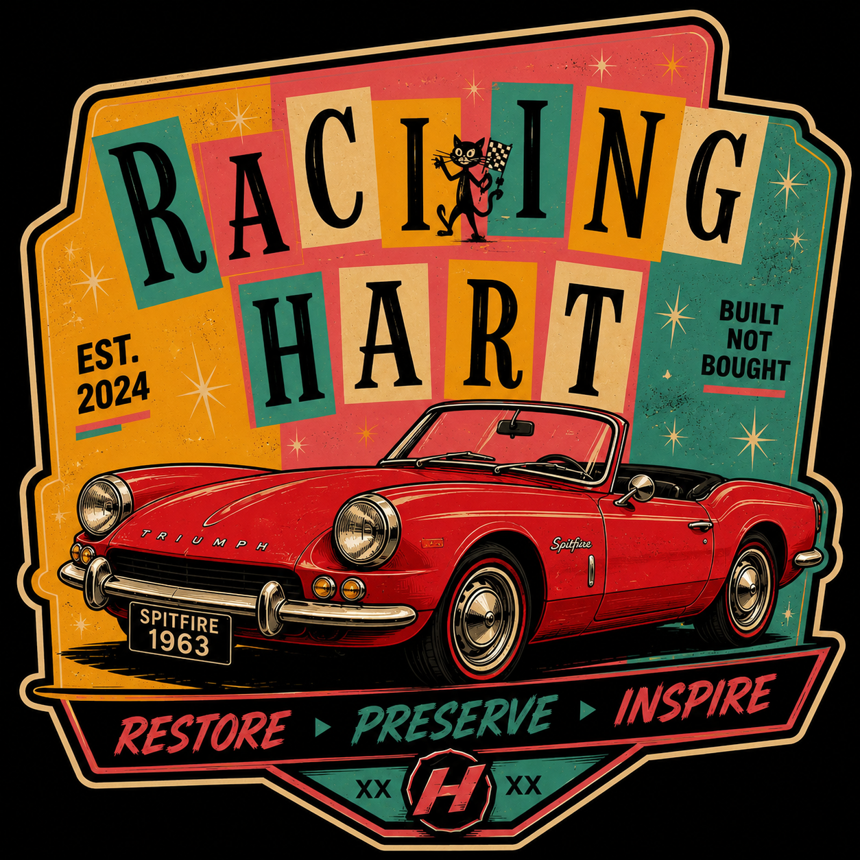 Racing Hart program artwork