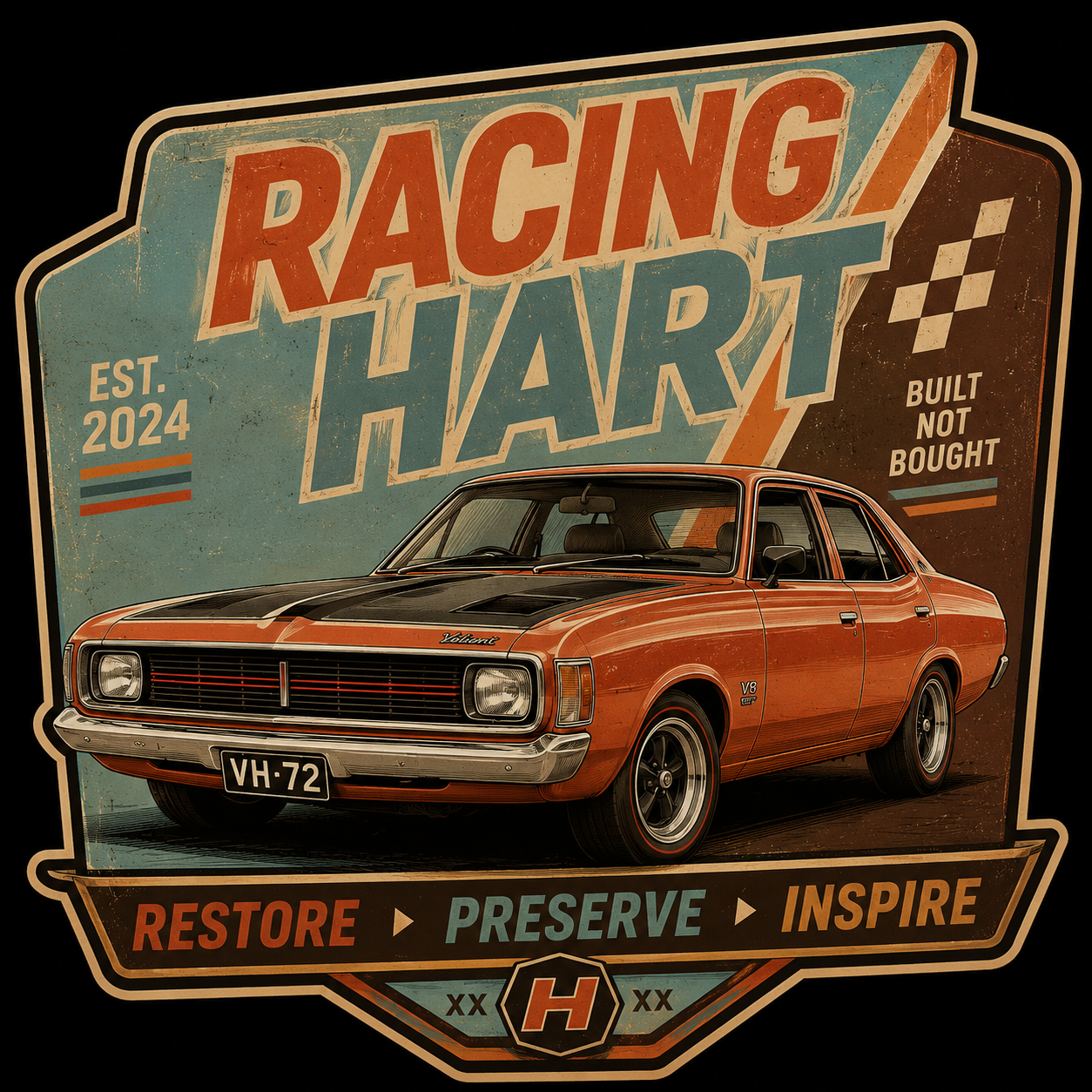 Racing Hart program artwork